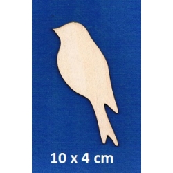SKLEJKA #3mm Ptaszek 10x4cm / nr III / 0095
